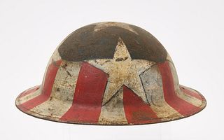 Painted WWI Helmet