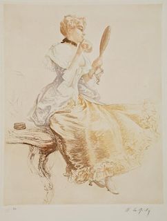 Henri Le Riche (French, b. 1868) ''La Maquillage'
