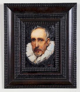 Sarah Lamb (20th c.) "Portrait of Cornelis van der Geest by Van Dyke 1620"