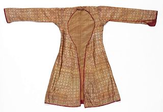 Antique Silk Brocade Man's Jacket, Gujurat, India