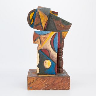 Italo Scanga "Abstract Head #70" Sculpture 1986