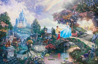 Kinkade "Cinderella Wishes Upon a Dream" Giclee