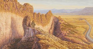 Chuck Forsman "Sanctuary" Landscape Painting
