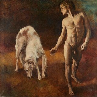Evelyn Gathings "Tobias" Nude Painting
