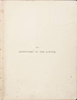TOM SAWYER RARE SALESMAN'S SAMPLE BOOK