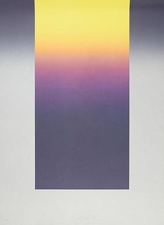 Larry Bell Abstract Lithograph 1989