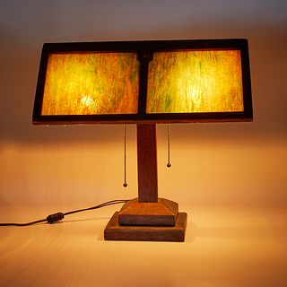 After Stickley Arts and Crafts Style Lamp