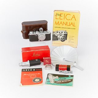 Leica Model 1F Red Dial Camera w/ Ephemera