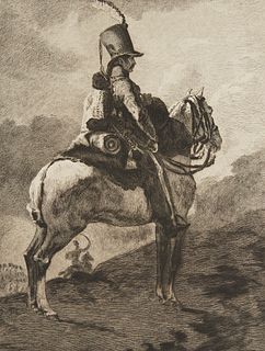 Courtry "Mounted Trumpeter" After Gericault