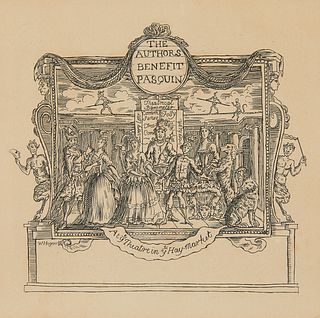 Aft. William Hogarth "Theatre in Hay Market" Print