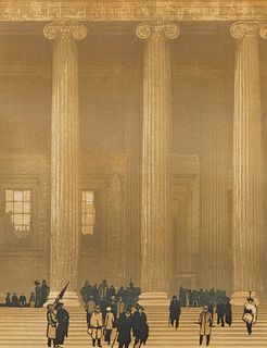 Emile Antoine Verpilleux "British Museum" Print