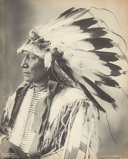 F.A. Rinehart "Chief Hollow Horn Bear Sioux" 1898