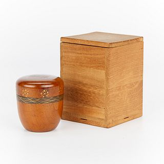 Japanese Boxwood Natsume Tea Caddy