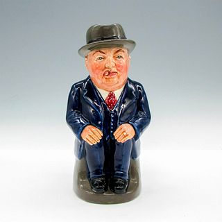 Cliff Cornell (Dark Blue Suit, Small) - Royal Doulton Toby Jug