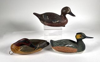 (3) SIGNED & DATED DUCK DECOYS 