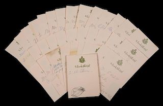 MARILYN MONROE GROUP OF NOTES, MESSAGES AND HANDWRITTEN PROSE