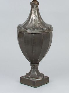 Zinc Urn-Shaped Lamp