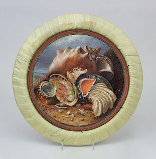 Terracotta Plate with Sea Shell-Motif