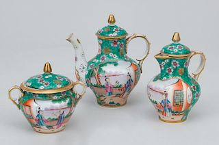Four-Piece Porcelain Tea Set