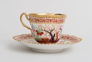 English Porcelain Teacup and Saucer