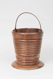 George III Style Mahogany Peat Bucket