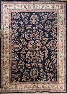 Sarouk Black-Ground Carpet