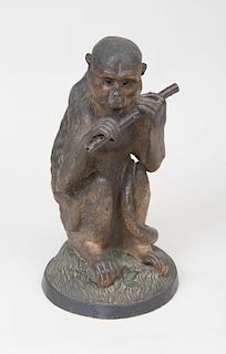 Terracotta Figure of a Monkey