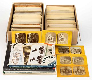 ASSORTED AMERICAN / EUROPEAN SCENE STEREOVIEWS, UNCOUNTED LOT