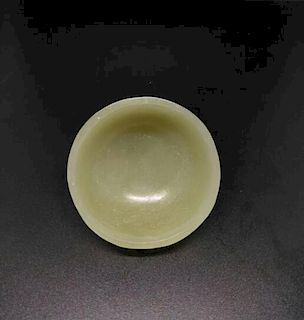Chinese Jade Bowl, 6.2 cm x 3.5 cm high