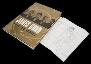 JAMES BOND CONCEPT DRAWINGS AND BOOK