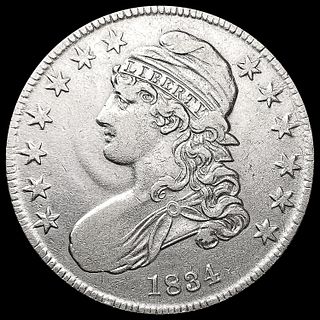 1834 Capped Bust Half Dollar CLOSELY UNCIRCULATED