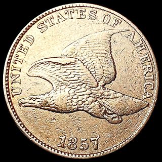 1857 Flying Eagle Cent CHOICE AU