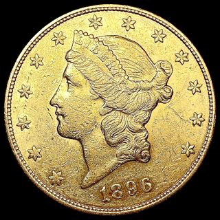 1896-S $20 Gold Double Eagle UNCIRCULATED