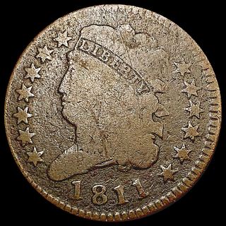 1811 Classic Head Half Cent NICELY CIRCULATED
