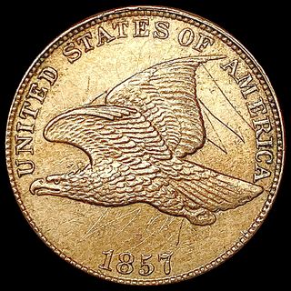 1857 Flying Eagle Cent CHOICE AU