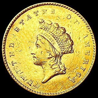 1855 Rare Gold Dollar CLOSELY UNCIRCULATED