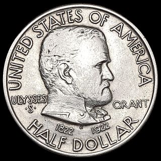 1922 Grant Half Dollar NEARLY UNCIRCULATED