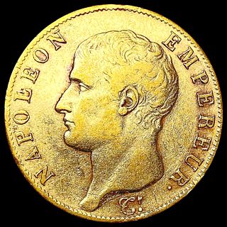1806 France .3734oz Gold 40 Francs LIGHTLY CIRCULA