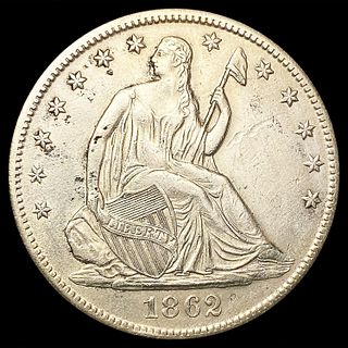1862-S Seated Liberty Half Dollar HIGH GRADE