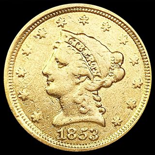 1853 $2.50 Gold Quarter Eagle NICELY CIRCULATED