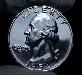 (20-coins) 1954-1964 Proof 90% Silver Washington Quarters