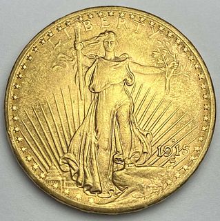 Last Minute! 1915-S Gold $20 Saint Gaudens MS62
