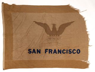 SAN FRANCISCO, CALIFORNIA CITY FLAG WITH EAGLE DESIGN