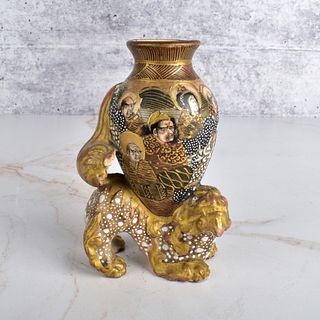 19th C. Japanese Satsuma Porcelain Vase