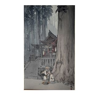 Hiroshi Yoshida (Japanese 1876-1950) Woodblock