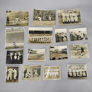 14 New York Yankee's Press Photographs