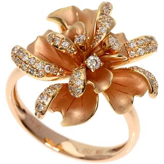 FLOWER MOTIF DIAMOND RING