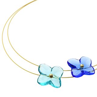 BACCARAT NECKLACE HORTENSIA DOUBLE WIRE