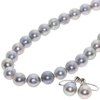 AKOYA PEARL EARRING PRAYER BEADS SET OF 3 NECKLACE