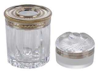Lalique Glass Box, Jar